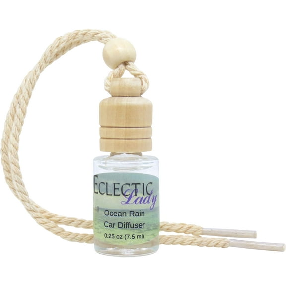Ocean Rain Scented Car Diffuser by Eclectic Lady, 7.5 ml, Air Freshener, Premium Grade Fragrance