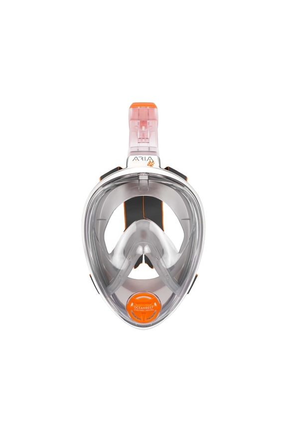 ARIA JR Full Face Snorkeling Mask White/ Clear Opaque XS