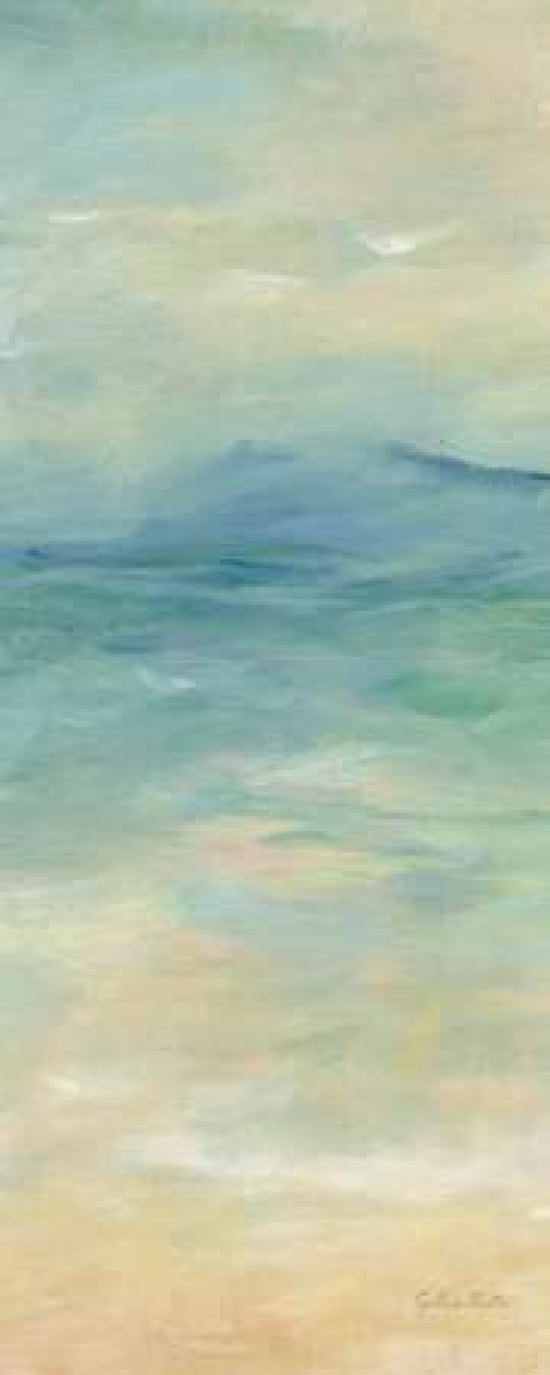 Ocean Reflections Panel I Canvas Art - Cynthia Coulter (10 x 20)
