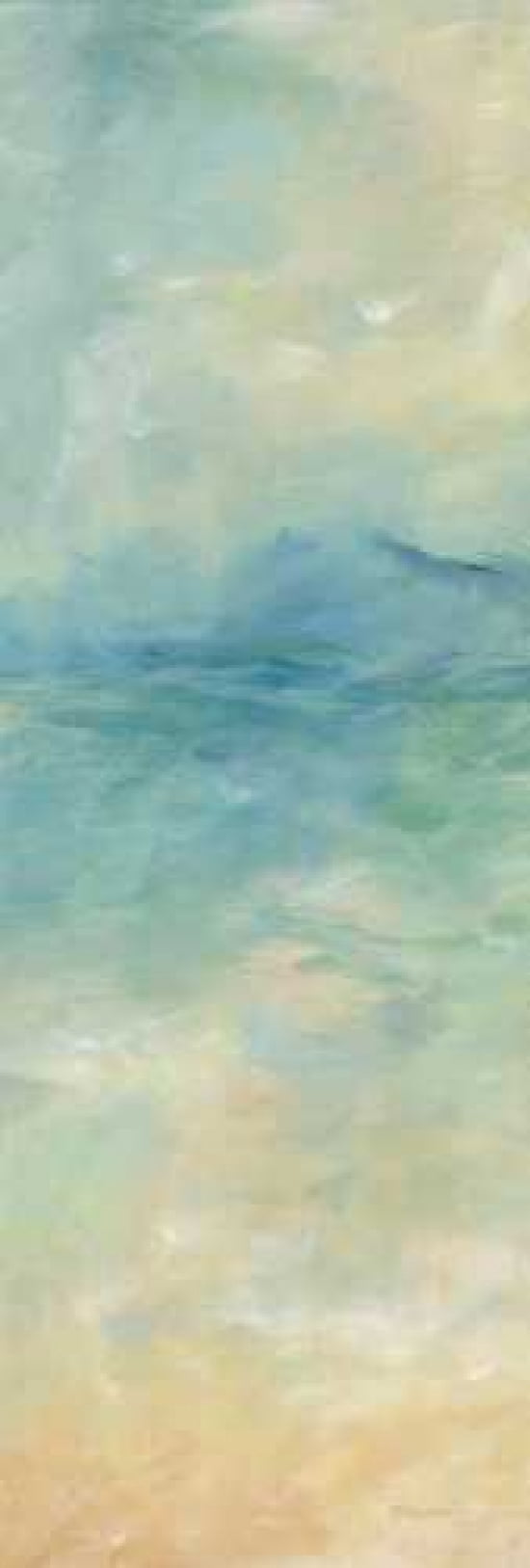 Ocean Reflections Panel I Canvas Art - Cynthia Coulter (8 x 24)