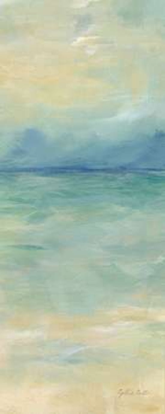 Ocean Reflections Panel II Canvas Art - Cynthia Coulter (10 x 20)