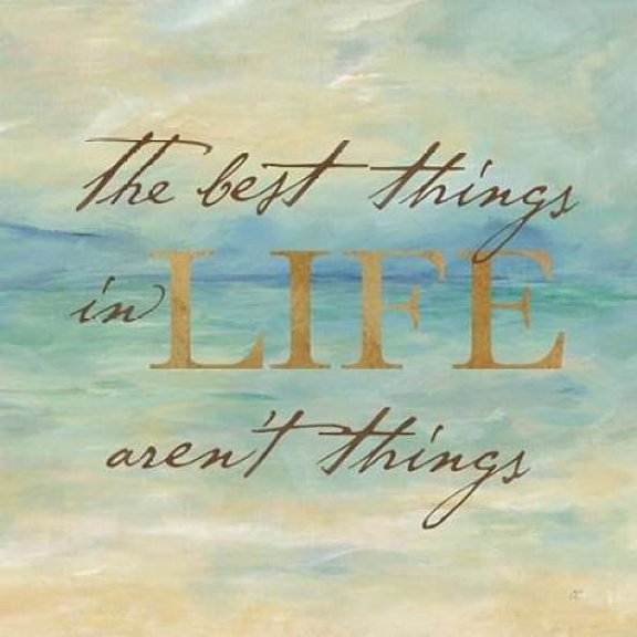 Ocean Reflections Sentiments II Poster Print by Cynthia Coulter
