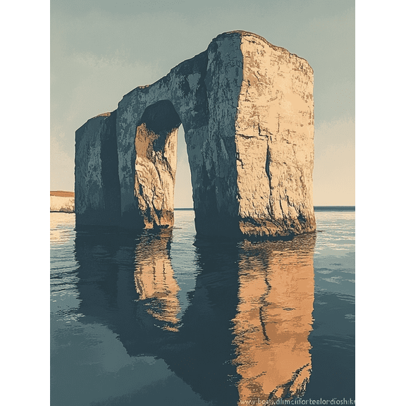 Ocean Rock Arch Canvas Print/Wall ArtSuitable for Living RoomBedroomBathroomOfficeand Hotel Decoration.