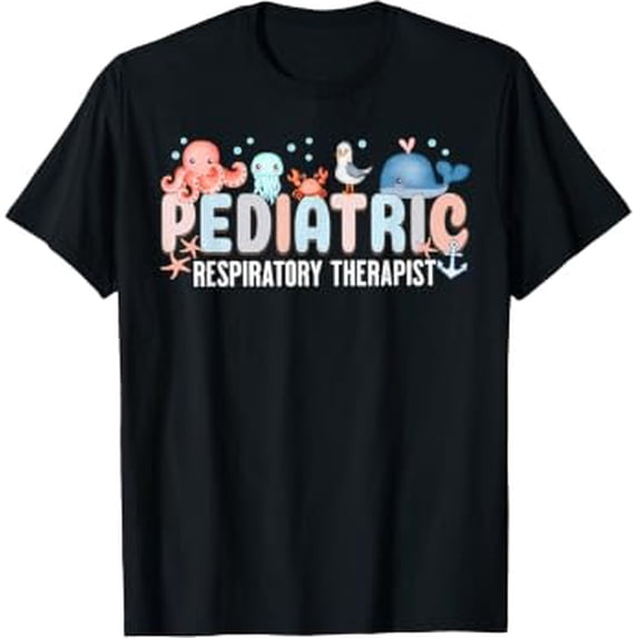 Ocean Sea Pediatric Respiratory Therapist Peds Summer Cute Classic T ...