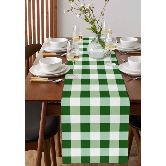 Ocean Sea Turtle Coral Underwater World Table Runner 13x36in Non-Slip Cotton Linen Table Runners, Vintage Window Grilles Dresser Scarves TableRunner for Dinner Kitchen Dining Wedding Party