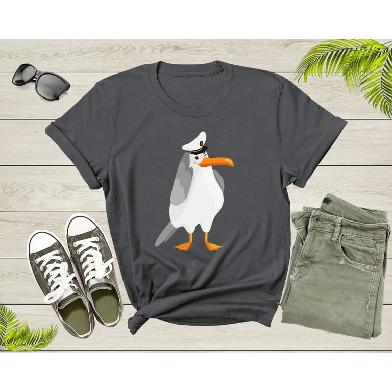 Funny Seagull Shirt. Ocean Lover And Bird-Watching Tee Funny Seagull Shirt. Ocean Lover And Bird-Watching Tee
