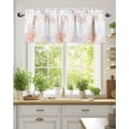 thumbnail image 1 of Ocean Seahorse Coral Starfish Valances for Windows,Kitchen Valance Rod Pocket Short Curtain,Abstract Marine Life Valance Curtain Window Valances for Bedroom Living Room 54x18in, 1 of 9