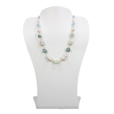 MGR! My Gems Rock Serenity Aquamarine Aquamarine Necklace