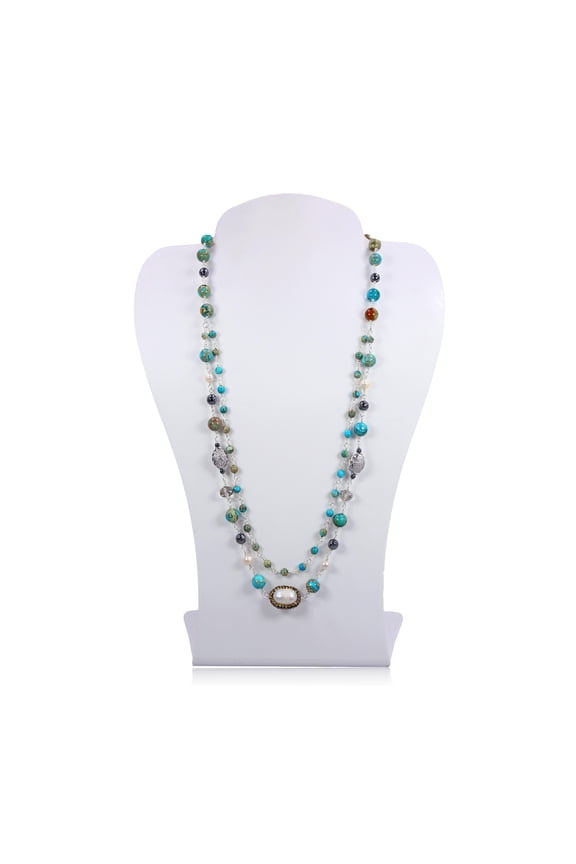 Double-Strand Imperial Jasper Jasper Necklace