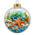 thumbnail image 1 of Ocean Series Illuminated 3D Model Decoration Collection, Transparent Sphere Featuring Diverse Ocean Species, Festive Hanging Accessory for New Year Wedding Event Decor, 1 of 8