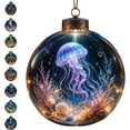 thumbnail image 1 of Ocean Series Illuminated Model Decoration Collection,Clear Display Ornament with Detailed Underwater Scene and LED Glow,Mini Aquarium Globe for Desk Shelf Home Decor,Gift for Ocean Lovers (B17), 1 of 5