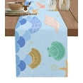 Ocean Shell Star Table Runner Home Wedding r Table Flag Mat Table