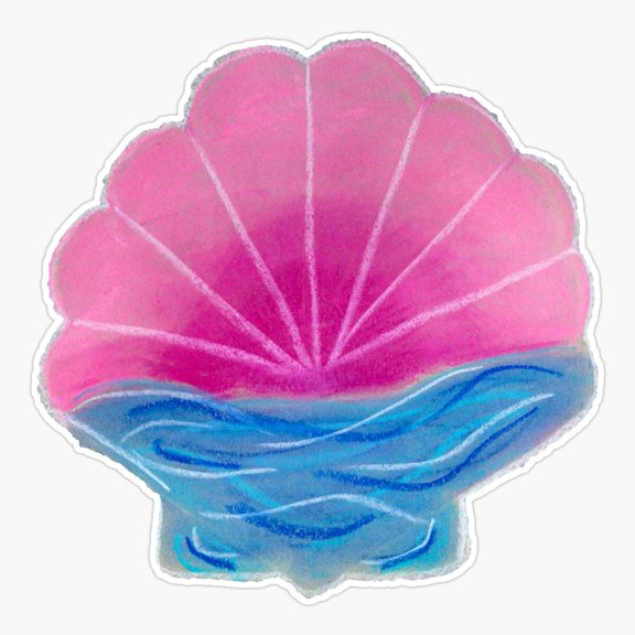Ocean Shell Sticker