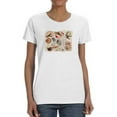 thumbnail image 1 of Ocean Shells T-Shirt Women -Grace Popp Designs, Female Small, 1 of 4
