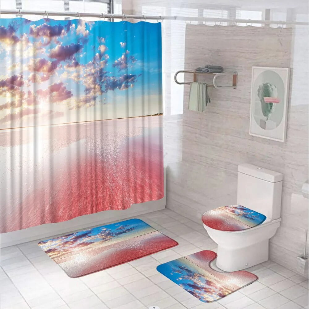 Sunrise Sea Symphony Shower Curtain NCU0DQQ0391 main image 0