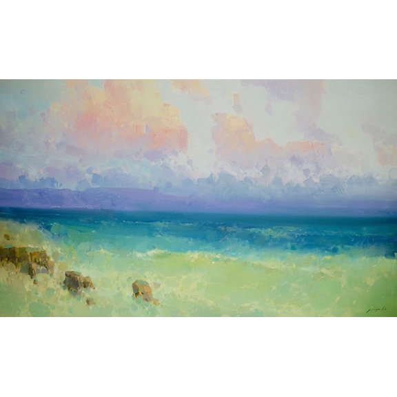 Ocean Side - Pacific Highway Poster Print by Vahe Yeremyan