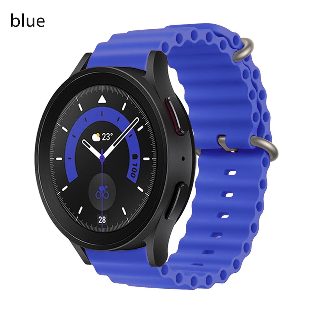Ocean Silicone Sport Band for Samsung Galaxy Watch 4/5 44mm 40mm 5 pro 45mm  4 Classic 42mm 46mm Galaxy 3 Gear S3 S2 S4 Active 2 40/44mm Strap 20mm/22mm  Bracelet for Huawei | Uhrenarmbänder