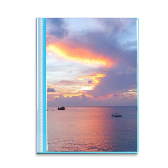 Ocean Sky Water Science Nature Picture Book Sheet Protectors Portfolio Binder Folder