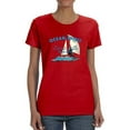 thumbnail image 1 of Ocean Spirit Boat Shaped T-Shirt Women -Image by Shutterstock, Female Large, 1 of 4