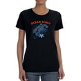 thumbnail image 1 of Ocean Spirit Lobster Sea Shaped T-Shirt Women -Image by Shutterstock, Female x-Large, 1 of 4