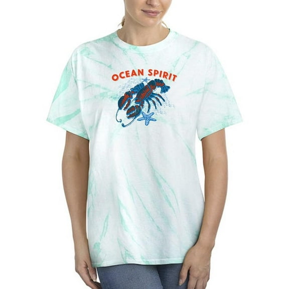Ocean Spirit Lobster Sea Tie Dye Cyclone Women -Image by Shutterstock, Female Small