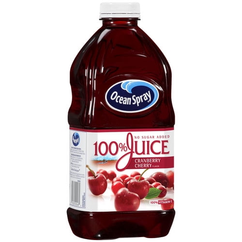 Ocean Spray 100% Cranberry Cherry Juice, 64 Fl. Oz.