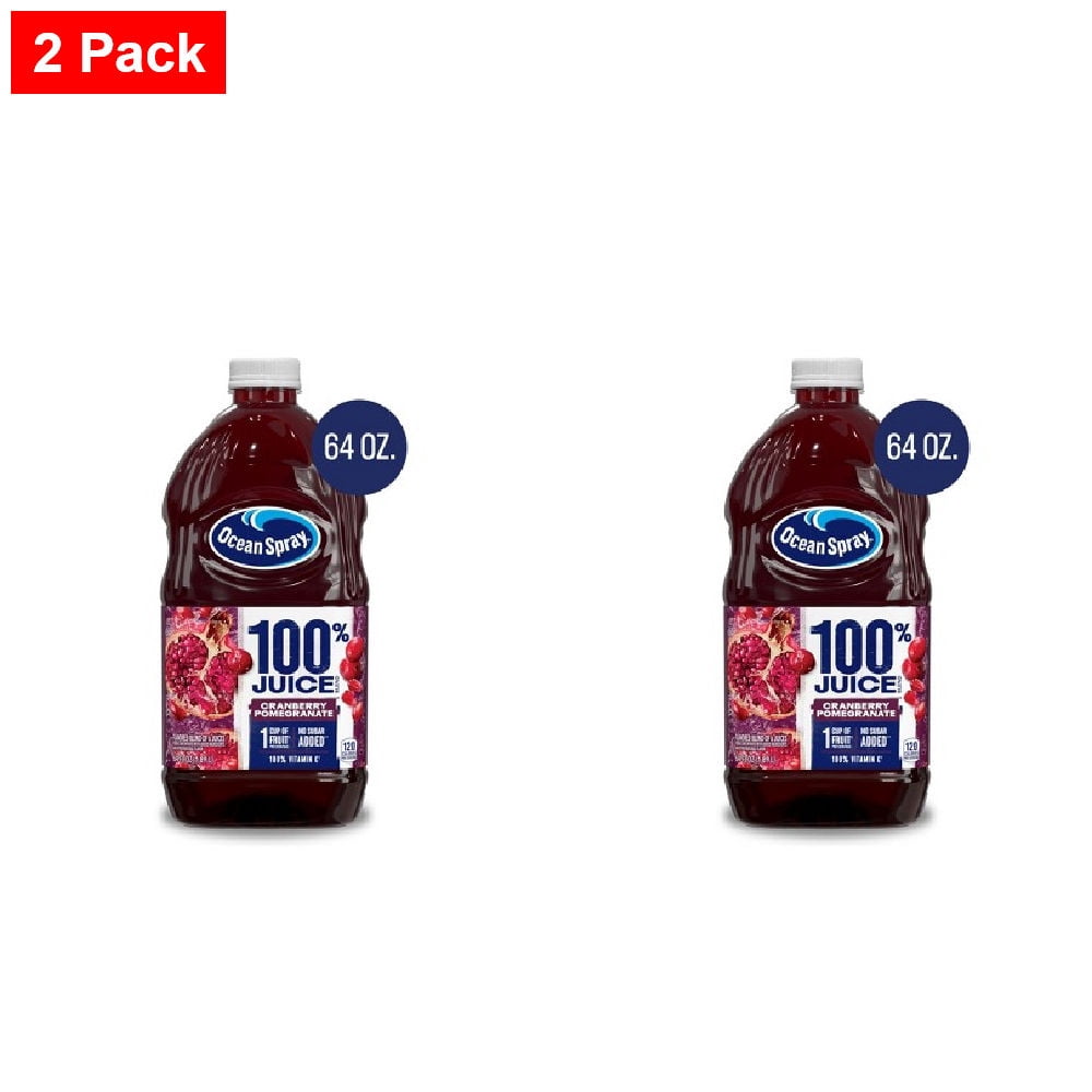 Ocean Spray 100% Cranberry-Pomegranate Juice - 64 fl oz Bottle