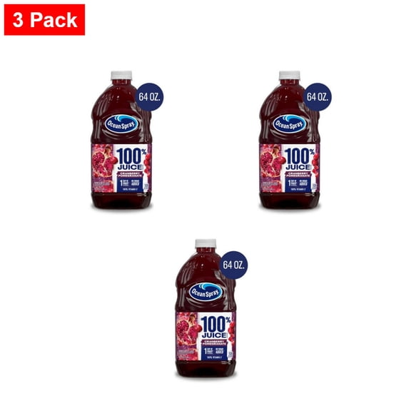 Ocean Spray 100% Cranberry-Pomegranate Juice - 64 fl oz Bottle