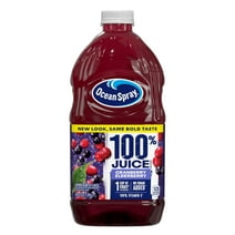 Ocean Spray® 100% Juice Cranberry Elderberry Juice Blend, 64 fl oz Bottle