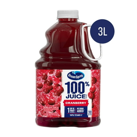 Ocean Spray® 100% Juice Cranberry Juice Blend, 101.4 fl oz Bottle