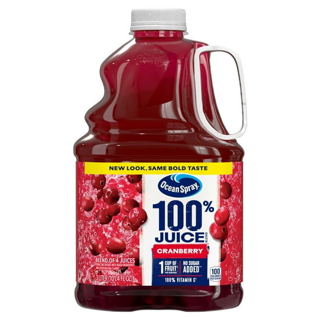 Ocean Spray® 100% Juice Cranberry Juice Blend, 101.4 fl oz Bottle