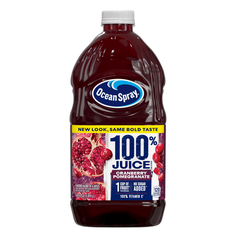 Ocean Spray 100 Juice Cranberry Pomegranate Juice Blend 64 fl oz Bottle