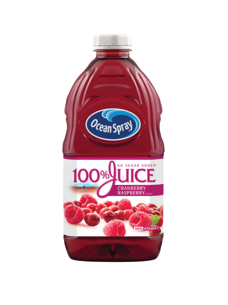 Ocean Spray 100 Juice, Cranberry Raspberry, 60 Fl. Oz.