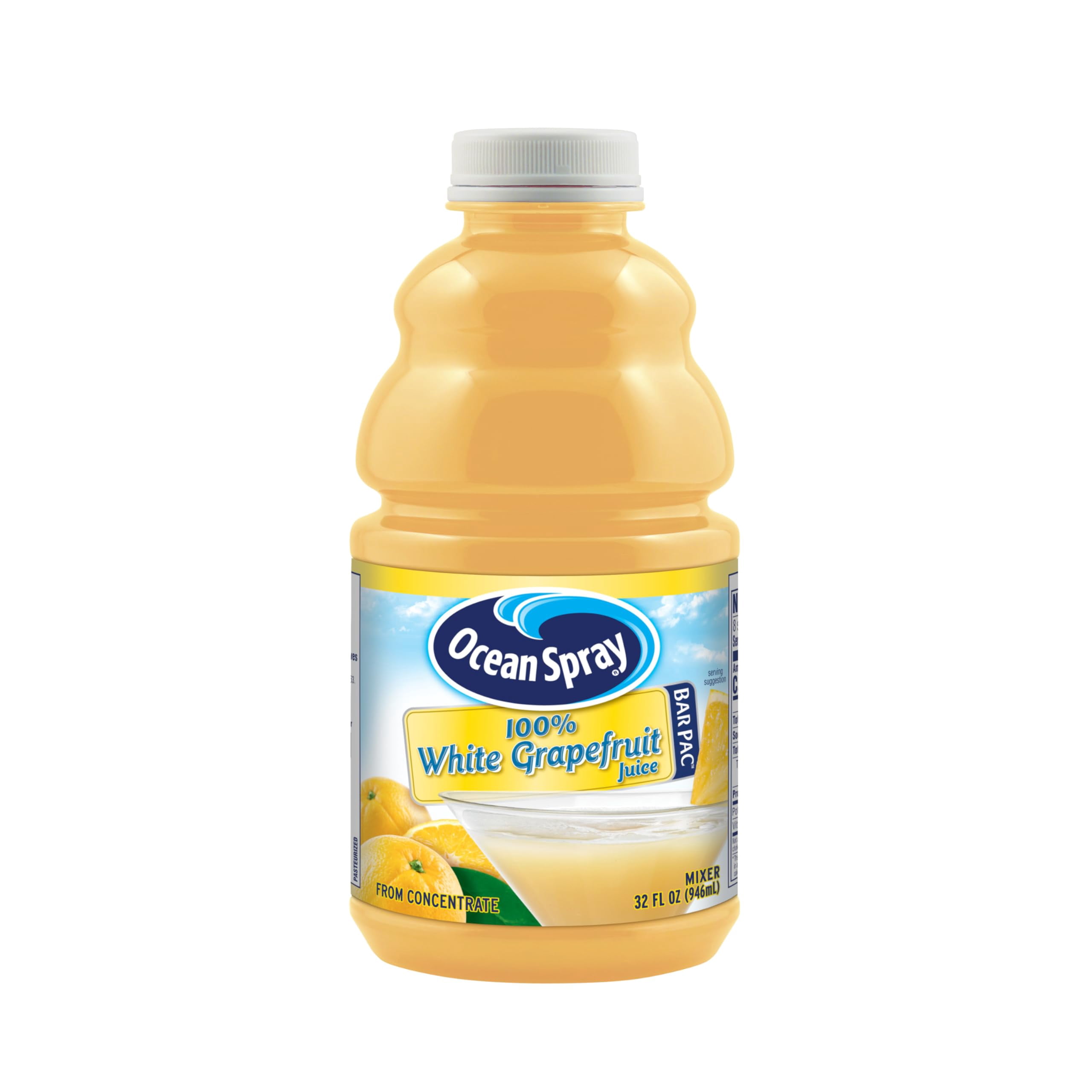 Ocean Spray 100% White Grapefruit Mixer Bottle, 32 Fl Oz - Walmart.com