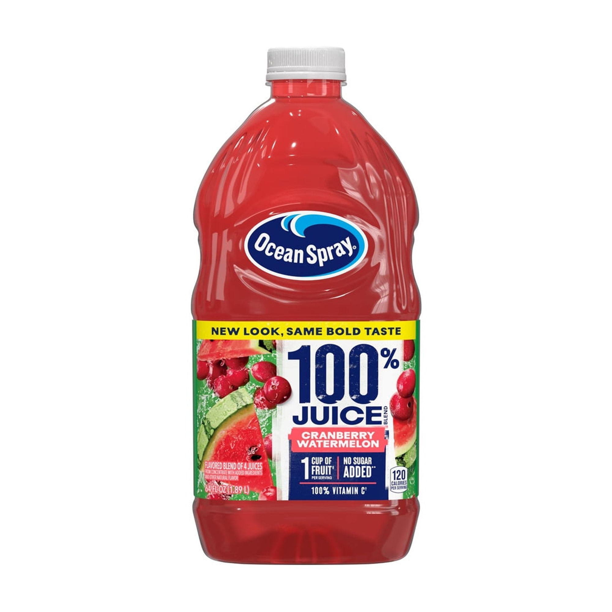 Ocean Spray Raspberry Watermelon Ocean Spray 8/64oz 100% CRANBERRY WATERMELON (Pack of 10) - Walmart.com