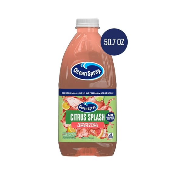 Ocean Spray Citrus Splash Grapefruit, Lemon and Lime 50.7 fl oz Bottle