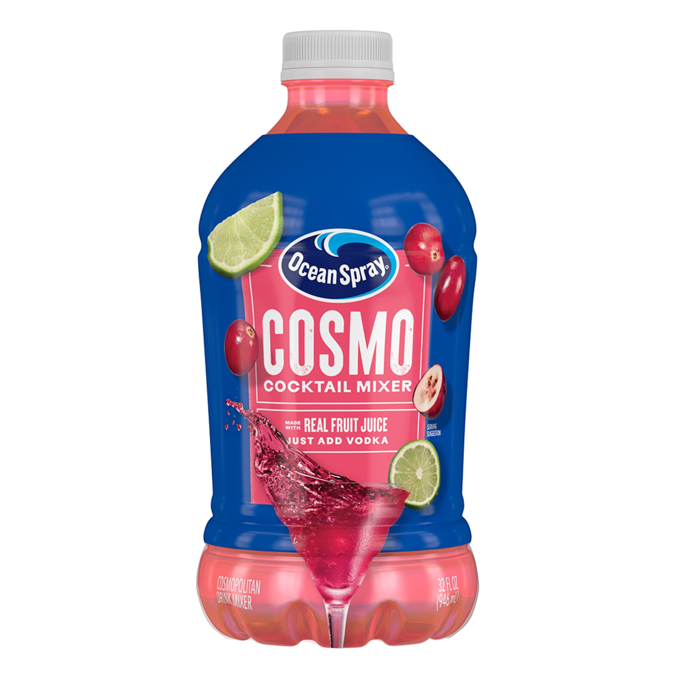 Ocean Spray Cosmopolitan Cocktail Mixer, 32 fl oz Bottle