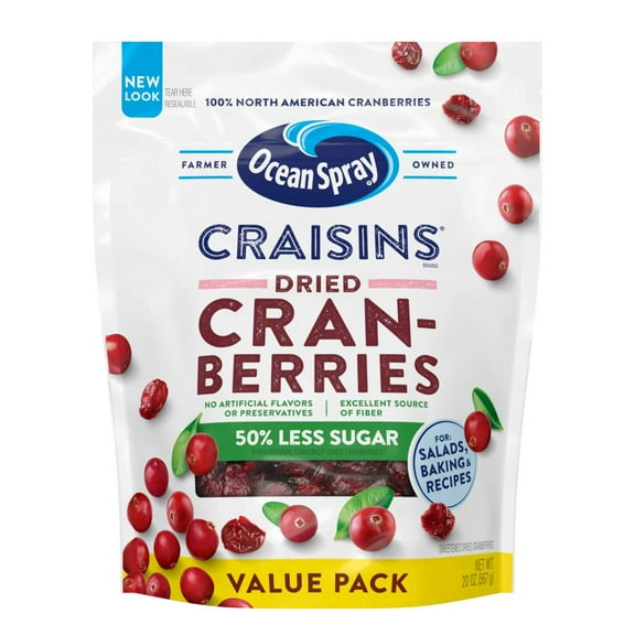 Ocean Spray Craisins Dried Cranberries (Pack of 16)