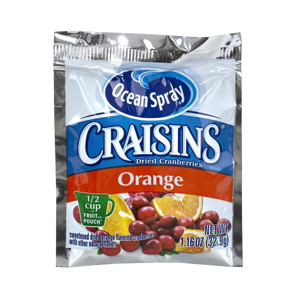 Ocean Spray Craisins Dried Cranberries, Orange, 1.16 Ounce (Pack of 200)