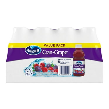 Ocean Spray® Cran-Grape® Juice Drinks, 10 fl oz Bottles, 12 Count