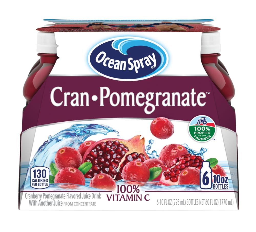 Ocean Spray CranPomegranate Juice, 10 Fl. Oz., 6 Count