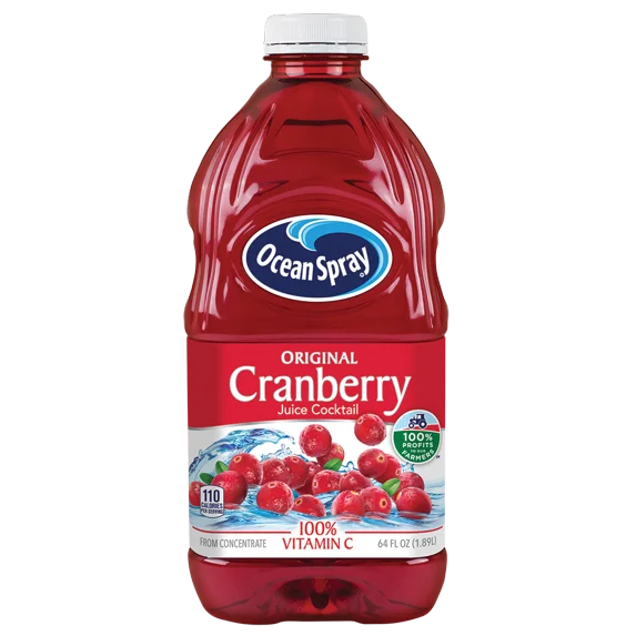 Ocean Spray Cranberry Cocktail Juice, 64 Fl Oz (Pack of 2)
