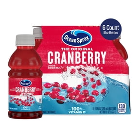 Ocean Spray® Cranberry Juice Cocktail, 10 fl oz Bottles, 6 Count