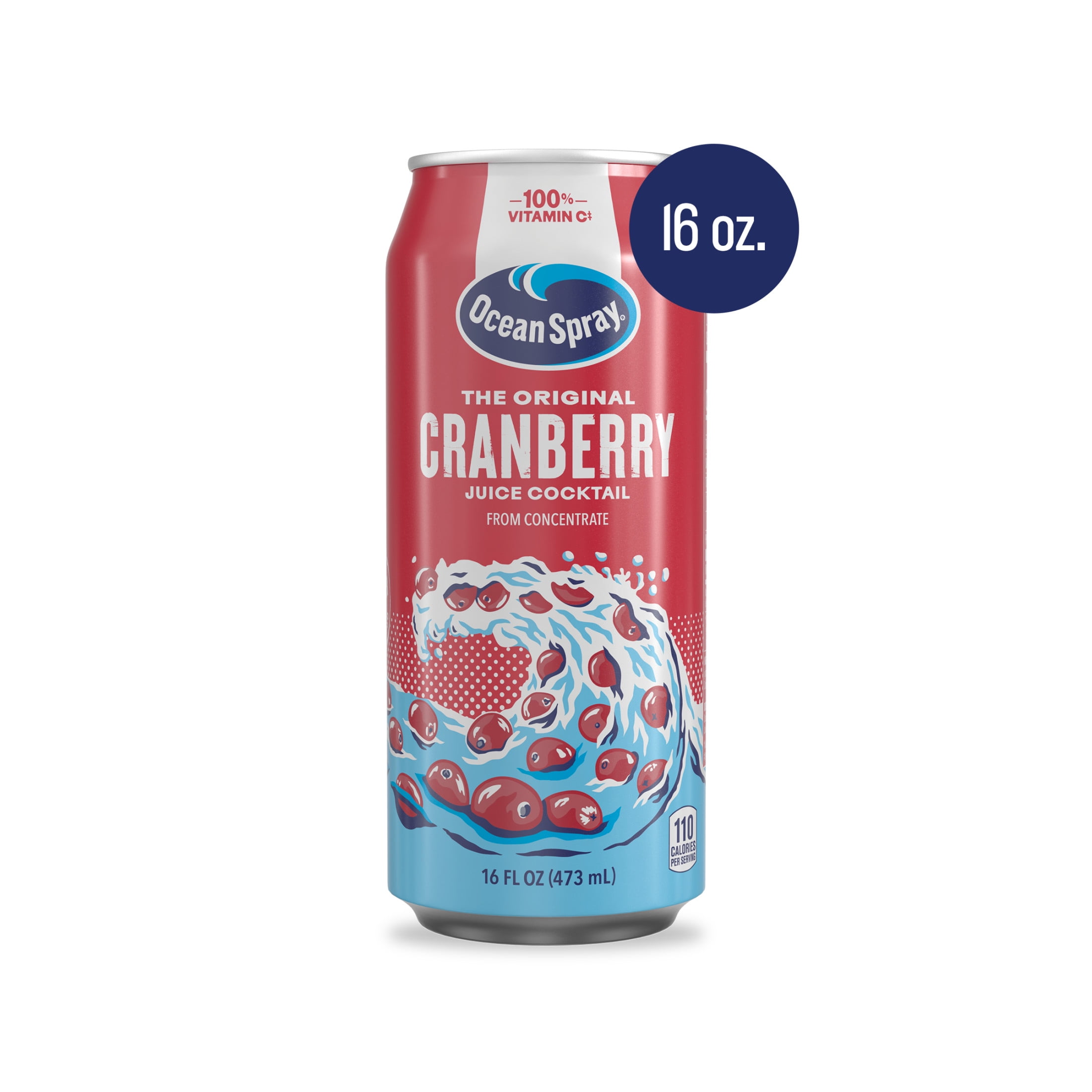 Ocean Spray  Cran Juice Cocktail 16oz Can