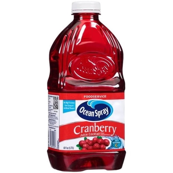 Ocean Spray Cranberry Juice Cocktail, 60 Ounce -- 8 per case.