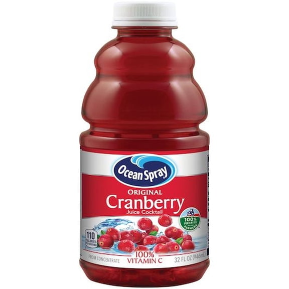 Ocean Spray Cranberry Juice Cocktail Drink, 32 Ounce -- 12 per Case.