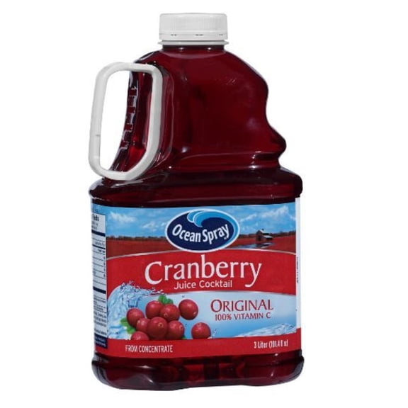 Ocean Spray Cranberry Juice Cocktail Original, 3 Liter Bottle