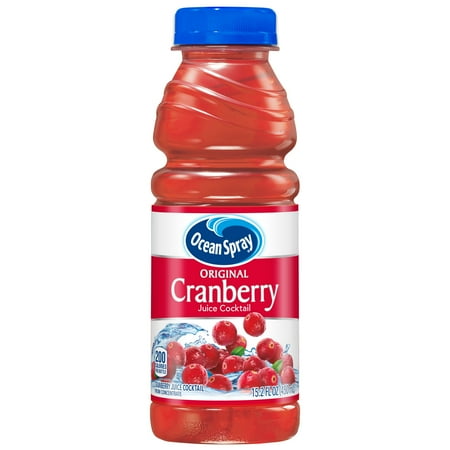 Ocean Spray Cranberry Juice Drink Cocktail, 15.2 fl oz Bottle, Shelf-Stable