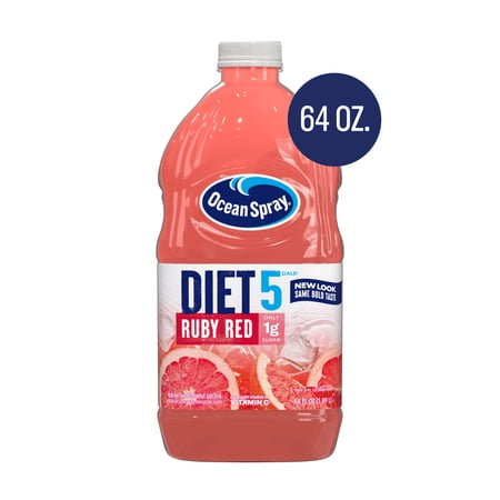 Ocean Spray® Diet Ruby Red Grapefruit Juice, 64 fl oz Bottle