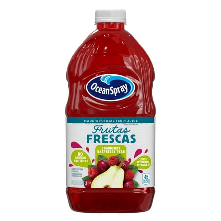 Ocean Spray Frutas Frescas Cranberry Raspberry Pear, 64 fl oz